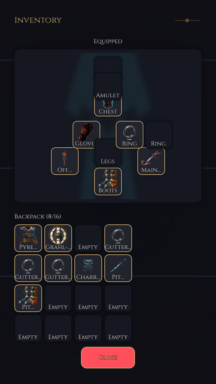 Inventory screenshot