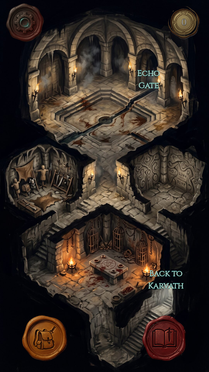 Dark stone location screenshot from The Vathir Dominion: First Pit